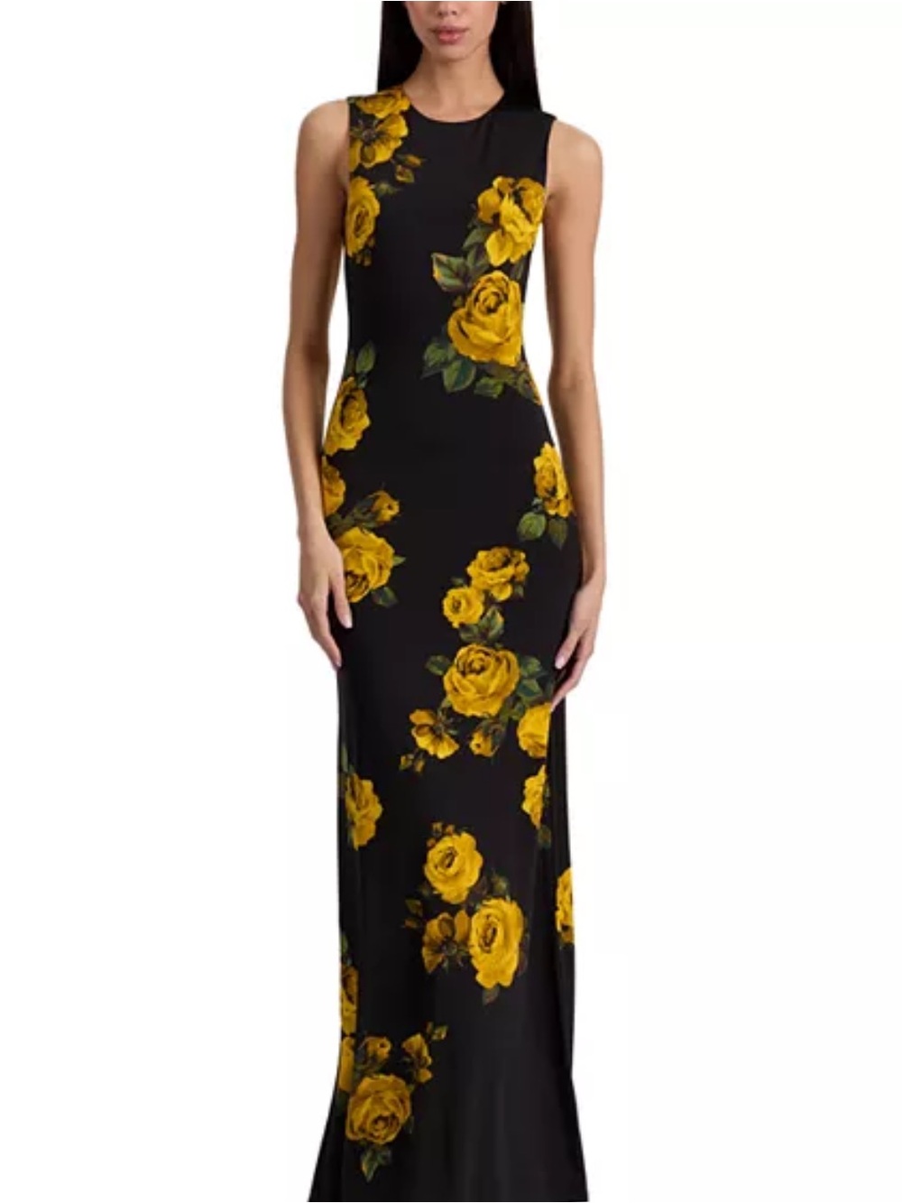 Alice+Olivia Delora Floral Stretch Maxi Dress NWT Size 10